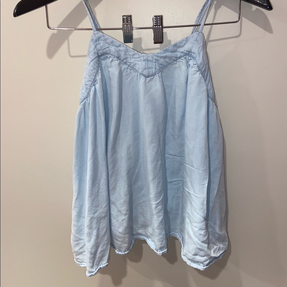 Blue tank top